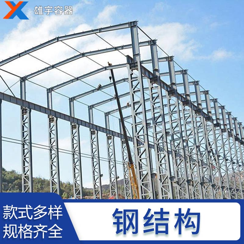 厂家热销钢结构 生产设计一体化厂房棚 定制钢膜结构